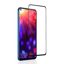 3D full cover Tempered glass Full Glue screen protector Huawei Honor View 20 / Извит стъклен скрийн протектор с лепило от вътрешната страна за Huawei Honor View 20 - черен