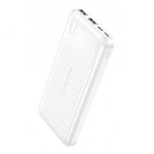 Външна батерия Power bank XO-PB301 / 2xUSB 2A / 10000mAh - Бяла