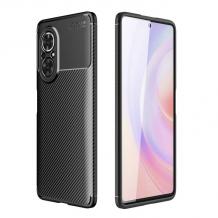 Луксозен силиконов калъф / гръб / TPU кейс Auto Focus за Huawei Nova 9 SE - черен / Carbon