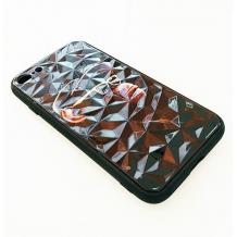 Луксозен твърд гръб 3D за Apple iPhone 7 / iPhone 8 - маймуна / черна призма