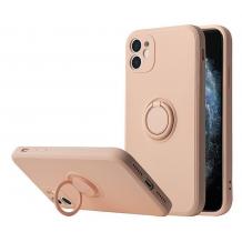 Силиконов твърд гръб TPU кейс / Case Magnetic Finger Ring Car Holder / за Apple iPhone 14 (6.1)