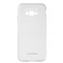 Силиконов калъф / гръб / TPU MOLAN CANO Jelly Case за Samsung J3 / J3 2016 J320 - прозрачен / брокат