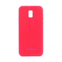 Силиконов калъф / гръб / TPU MOLAN CANO Jelly Case за Samsung J3 2017 J330 - розов / брокат