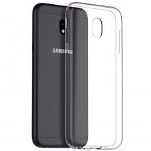 Луксозен твърд гръб за Samsung J3 2017 J330 - прозрачен