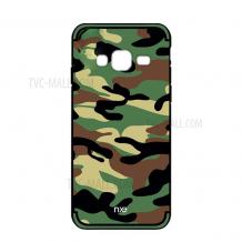 Силиконов калъф / гръб / TPU NXE Design за Samsung J7 2016 J710 - камуфлаж / зелен