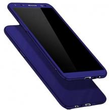 Твърд гръб Magic Skin 360° FULL за Samsung J6 Plus 2018 - син