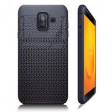 Силиконов калъф / гръб / TPU Qiange Pattern за Samsung J6 2018 - черен