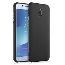Силиконов гръб TPU Hybrid с твърда част за Samsung J7 2017 J730 - черен