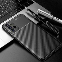 Луксозен силиконов калъф / гръб / TPU кейс Auto Focus за Samsung A13 4G - черен / Carbon