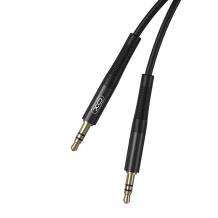 AUX Кабел XO NB-R175A мъжко 3.5 мм - мъжко 3.5 мм 1м - Черен