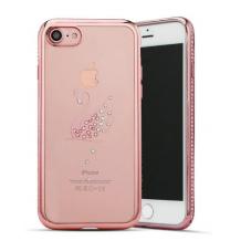 Прозрачен с Rose Gold кант / лебед