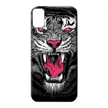 Силиконов калъф / гръб / TPU LUXO за Huawei Y5P - тигър / сив