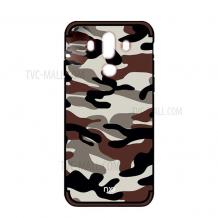 Силиконов калъф / гръб / TPU NXE Design за Huawei Mate 10 Pro - камуфлаж / кафяв