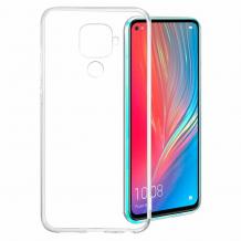 Ултра тънък силиконов калъф / гръб / TPU Ultra Thin за Huawei Mate 30 Lite - прозрачен