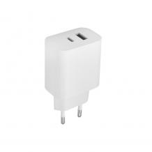 Зарядно устройство преходник адаптер Maxlife MXTC-06 PD QC 20W 220V с USB и Type C изход