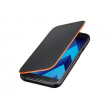 Оригинален калъф Neon Flip Cover EF-FA320PBEGWW за Samsung A3 2017 A320 - черен