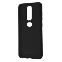Силиконов калъф / гръб / TPU MOLAN CANO Jelly Case за Nokia 6.1 (2018) - черен / мат