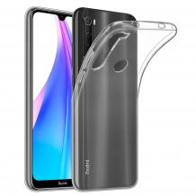 Луксозен силиконов калъф / гръб / TPU 2.0mm за Xiaomi Redmi Note 8T - прозрачен
