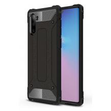 Силиконов гръб TPU Spigen Hybrid с твърда част за Samsung Note 10 N970 - черен