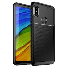 Луксозен силиконов калъф / гръб / TPU Auto Focus за Huawei Honor Play - черен / Carbon