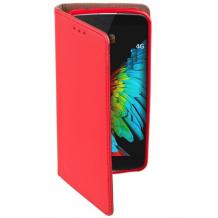 Кожен калъф Magnet Case със стойка за Samsung A6 Plus 2018