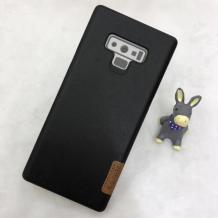 Луксозен твърд гръб със силиконов кант G-Case Dark Series за Samsung Note 9 - черен
