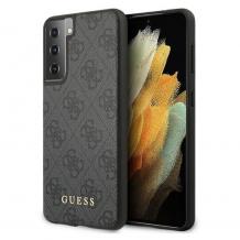 Оригинален кейс Guess Charms Collection за Samsung S21 Plus - сив