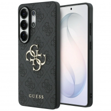 Оригинален калъф / гръб / GUESS 4G Classic Logo кейс за Samsung S26 Ultra - черен