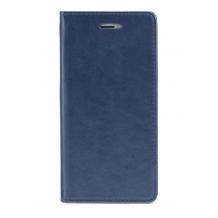 Кожен калъф Flip тефтер Flexi Magnet Book със стойка за Huawei P20 - тъмно син