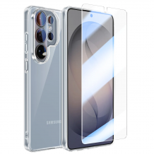 Комплект Прозрачен Кейс и Стъклен Протектор за Samsung S26 Ultra