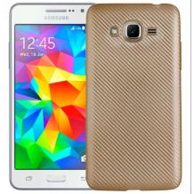 Силиконов калъф / гръб / TPU за Samsung J5 2016 J510 - златист / Carbon