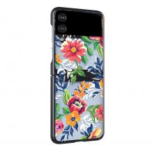 Луксозен твърд гръб / кейс / за Samsung Z Flip4 5G - Шарени цветя