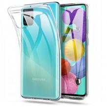 Силиконов калъф / гръб / TPU кейс за Samsung A52 - прозрачен