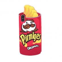 Силиконов калъф / гръб / TPU 3D за Apple iPhone 6 / iPhone 7 / iPhone 8 / iPhone SE2 2020 - Pirmlges / червен