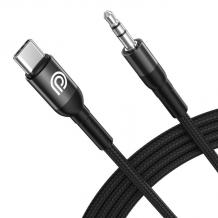 AUX Кабел Phone Planet PP-AUXC-120-BK USB Type-C към 3.5 мм