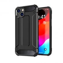 Силиконов гръб TPU Spigen Hybrid с твърда част за Apple iPhone 15 (6.1) - черен