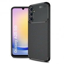 Луксозен силиконов калъф / кейс / TPU Auto Focus за Samsung A25 5G - черен / Carbon