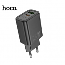 Универсално зарядно устройство / адаптер / HOCO N61 220V 20W / Type-C / USB Port