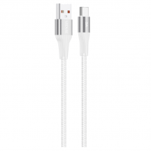Кабел VIDVIE CB4038 за зареждане и пренос на данни / USB to Type-C 3A 1m