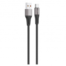 Кабел VIDVIE CB4038 за зареждане и пренос на данни / USB to Type-C 3A 2m