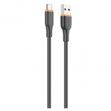 Кабел VIDVIE CB4031 за зареждане и пренос на данни / USB to Type-C 3A 1m