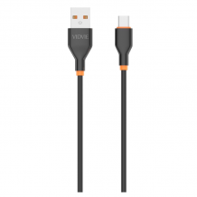 Кабел VIDVIE CB4019 за зареждане и пренос на данни / USB to Type-C 2.4A 1m