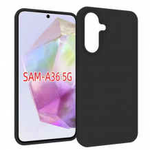 Силиконов калъф / гръб / TPU кейс за Samsung A36 5G - черен
