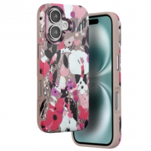 Луксозен гръб / кейс / Flower Series Case с безжично зареждане MagSafe за Apple iPhone 16 (6.1)