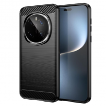 Силиконов калъф / гръб / кейс за Honor Magic 7 Pro - черен / carbon