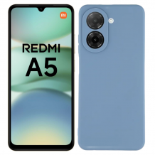 Силиконов калъф / кейс / Nano TPU за Xiaomi Redmi A5 171mm 6.7 " - син гръб със защита за камерата