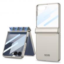 Луксозен магнитен гръб / кейс / Stylish Case Samsung Z Flip 7