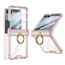 Луксозен удароустойчив калъф / гръб / Ring Case за Samsung Z Flip 7