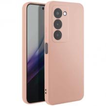 Силиконов калъф / кейс / Nano TPU за Realme 14x - светлорозов гръб със защита за камерата