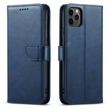 Луксозен кожен калъф Magnet Book със стойка за Honor X5c Plus - тъмносин